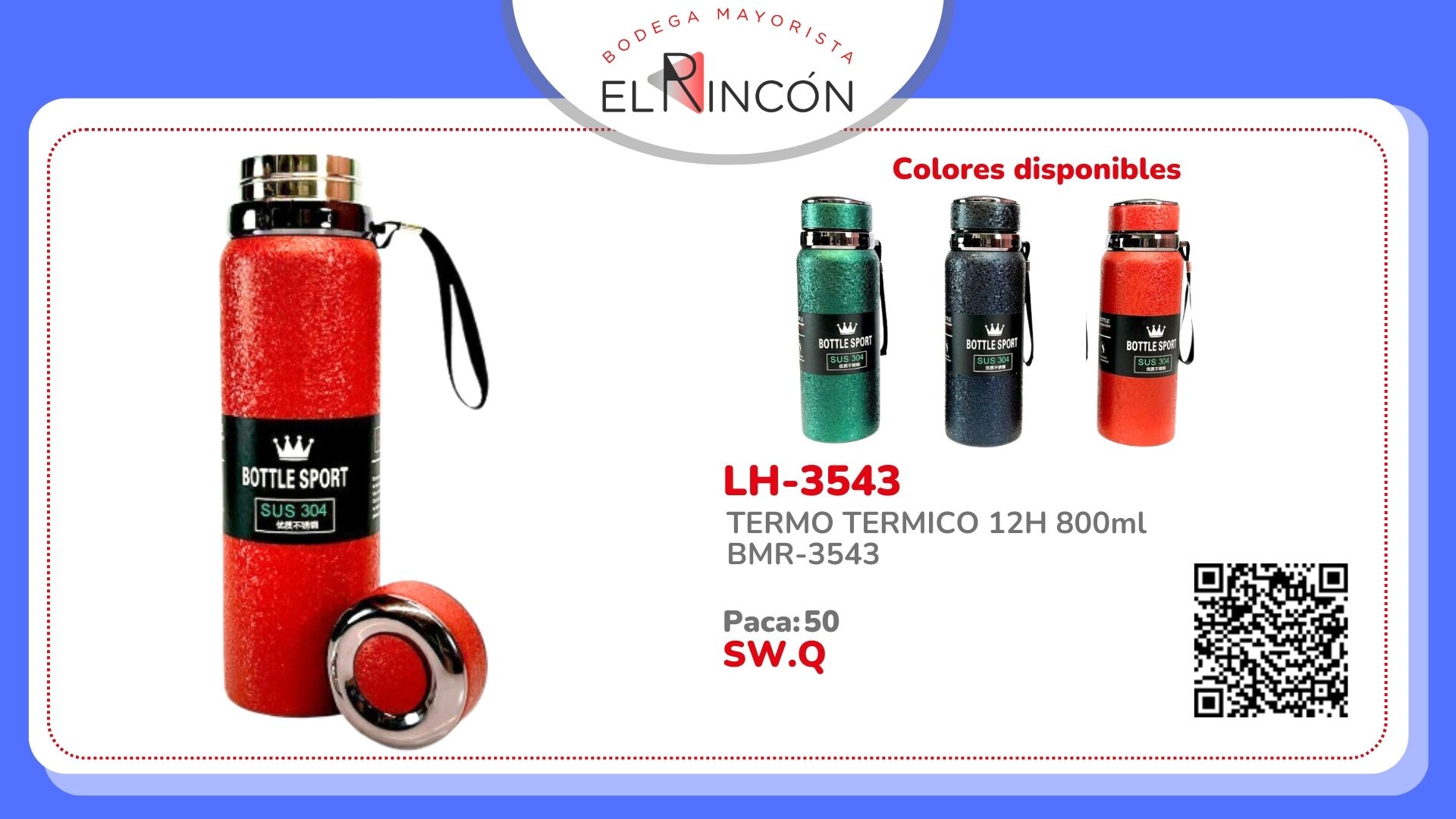 TERMO TERMICO 12H 800ml BMR-3543