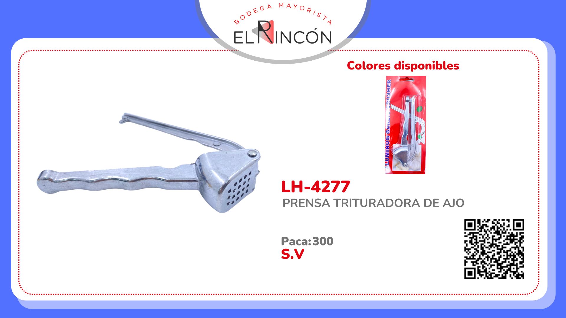 PRENSA TRITURADORA DE AJO BMR-4277