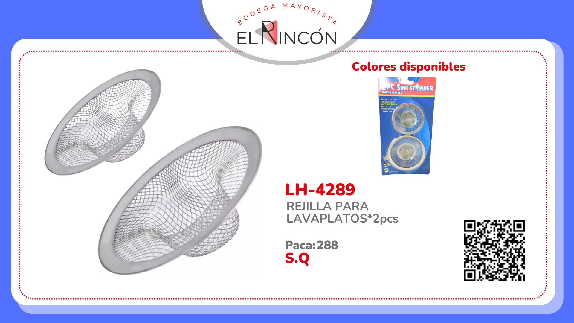 REJILLA PARA LAVAPLATOS*2pcs BMR-4289