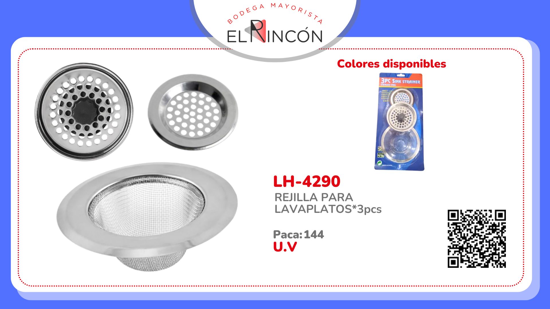REJILLA PARA LAVAPLATOS*3pcs BMR-4290