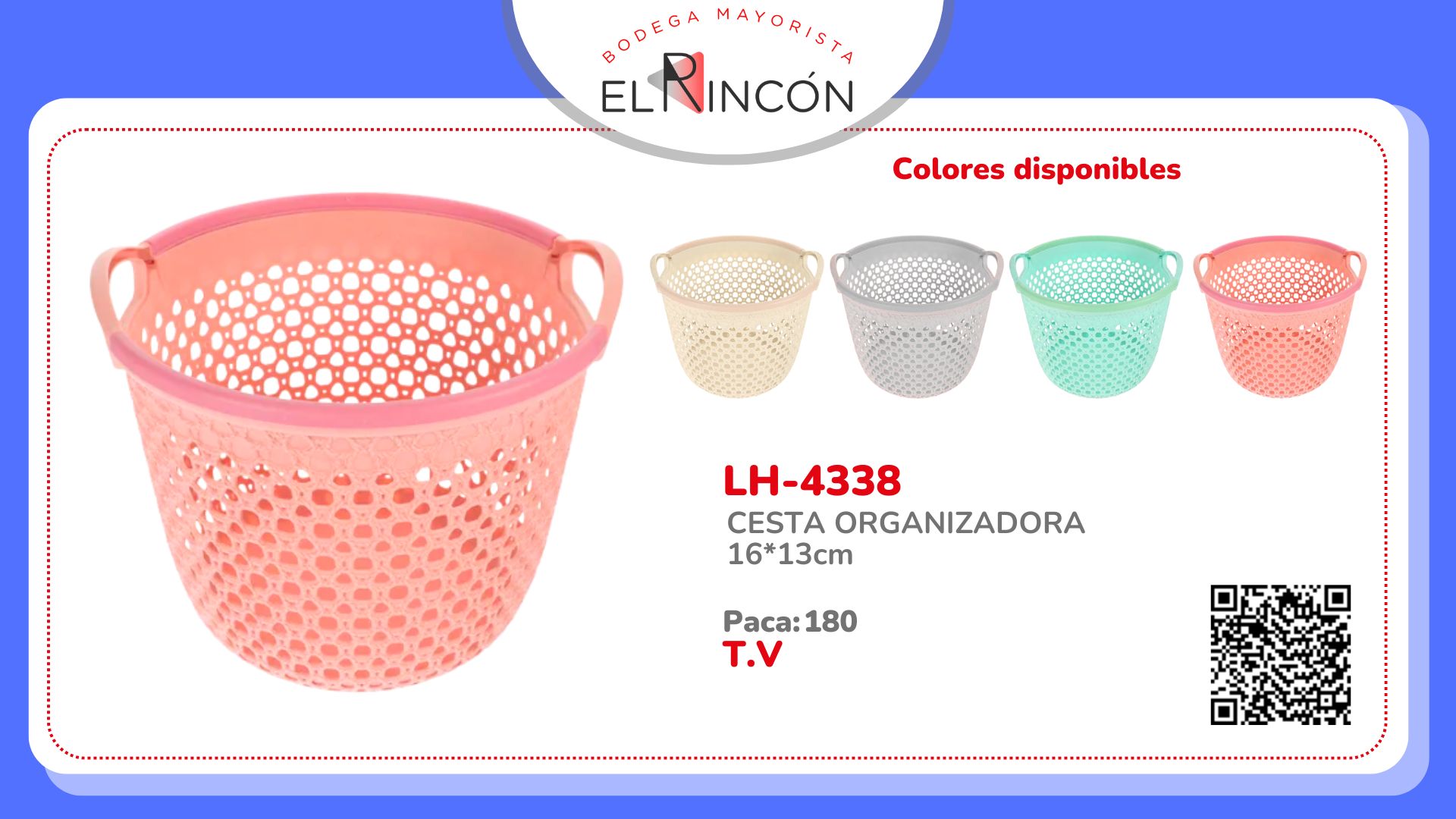 CESTA ORGANIZADORA 16*13cm BMR-4338