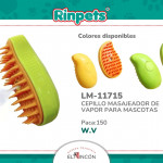 CEPILLO VAPORIZADOR PARA MASCOTA 2D-11715