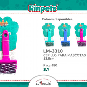 CEPILLO PARA MASCOTAS 13.5cm BMR-3310