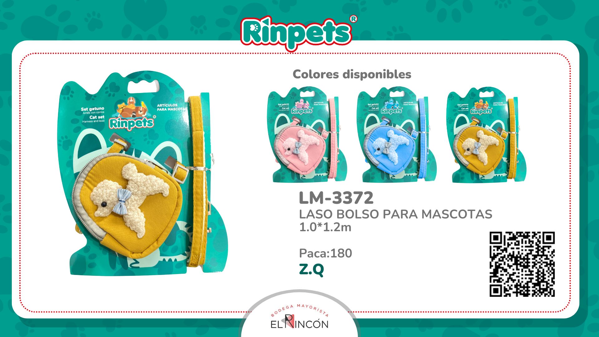 LASO BOLSO PARA MASCOTAS 1.0*1.2m BMR-3372