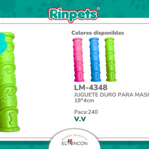 JUGUETE DURO PARA MASCOTAS 18*4cm MR-4348