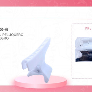DOC. CAIMAN PELUQUERO BLANCO Y NEGRO BMR-2058-6