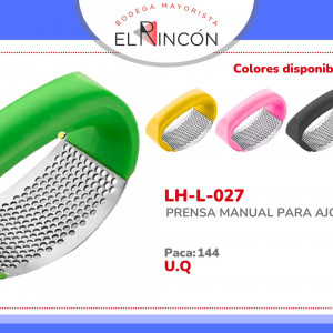 PRENSA MANUAL PARA AJO L-027