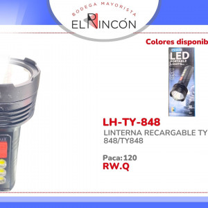 LINTERNA RECARGABLE TY-848/TY848
