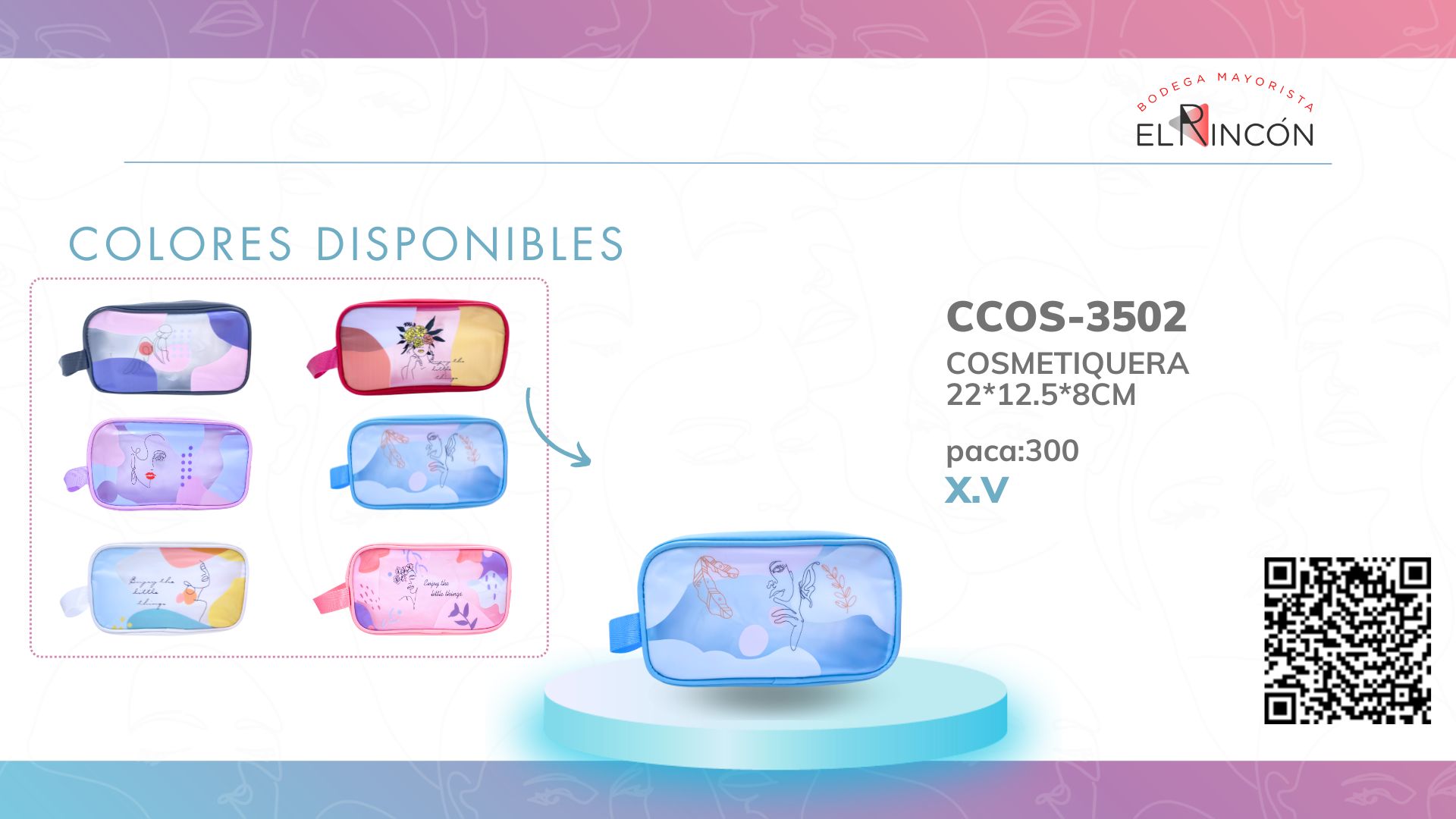 COSMETIQUERA 22*12.5*8CM BMR-3502