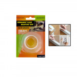 CINTA DOBLE FAZ TRANSPARENTE PQ BMR-2219 FERRETERIA (PQTX24)
