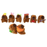 LLAVERO PELUCHE CAPIBARA (PQTX12)