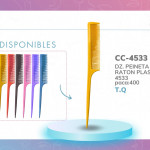 DZ. PEINETA COLA DE RATON PLASTICA BMR-4533
