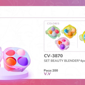 SET BEAUTY BLENDER*4pcs BMR-3870
