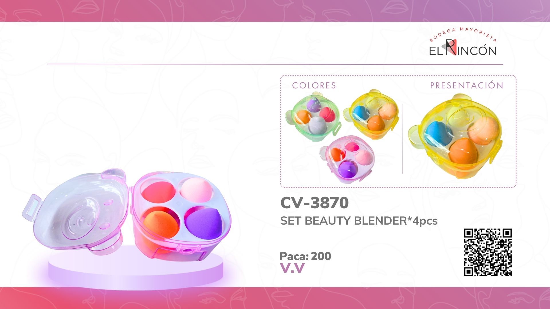SET BEAUTY BLENDER*4pcs BMR-3870