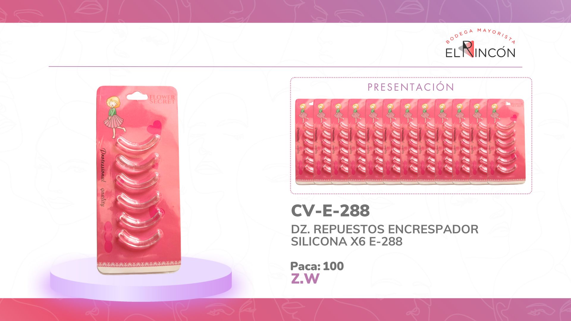 DZ. REPUESTOS ENCRESPADOR SILICONA X6 E-288