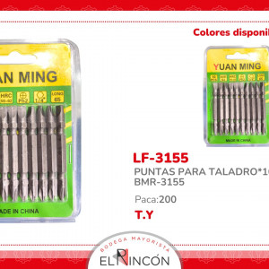 PUNTAS PARA TALADRO*10pcs BMR-3155