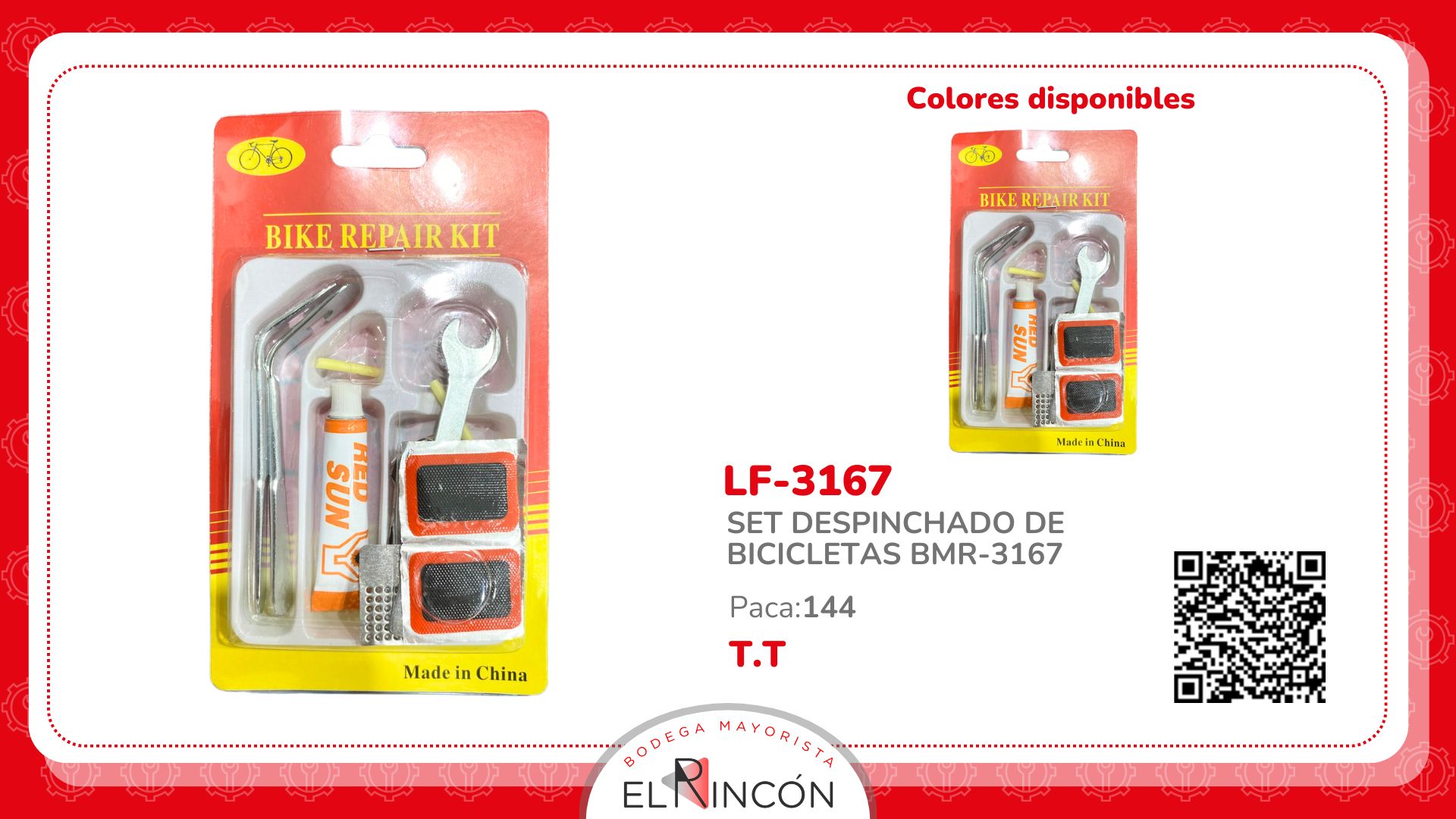 SET DESPINCHADO DE BICICLETAS BMR-3167