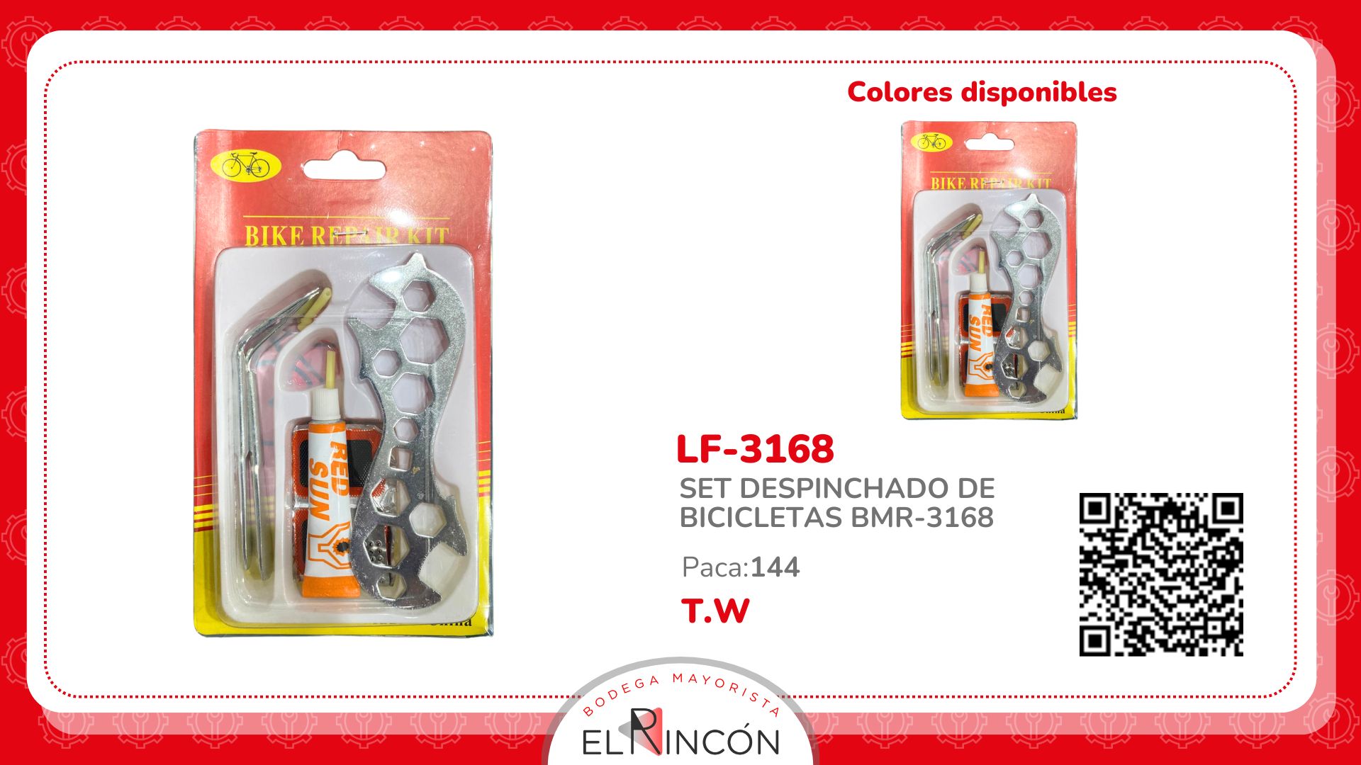 SET DESPINCHADO DE BICICLETAS BMR-3168