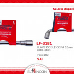 LLAVE DOBLE COPA 10mm BMR-3181
