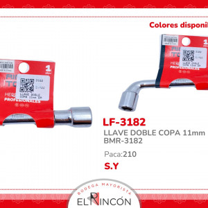 LLAVE DOBLE COPA 11mm BMR-3182