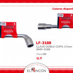 LLAVE DOBLE COPA 17mm BMR-3188