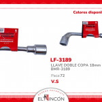 LLAVE DOBLE COPA 18mm BMR-3189