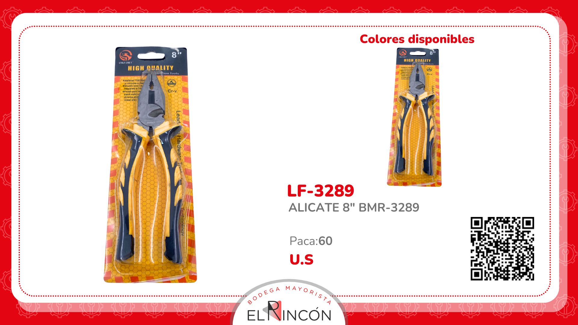 ALICATE 8" BMR-3289