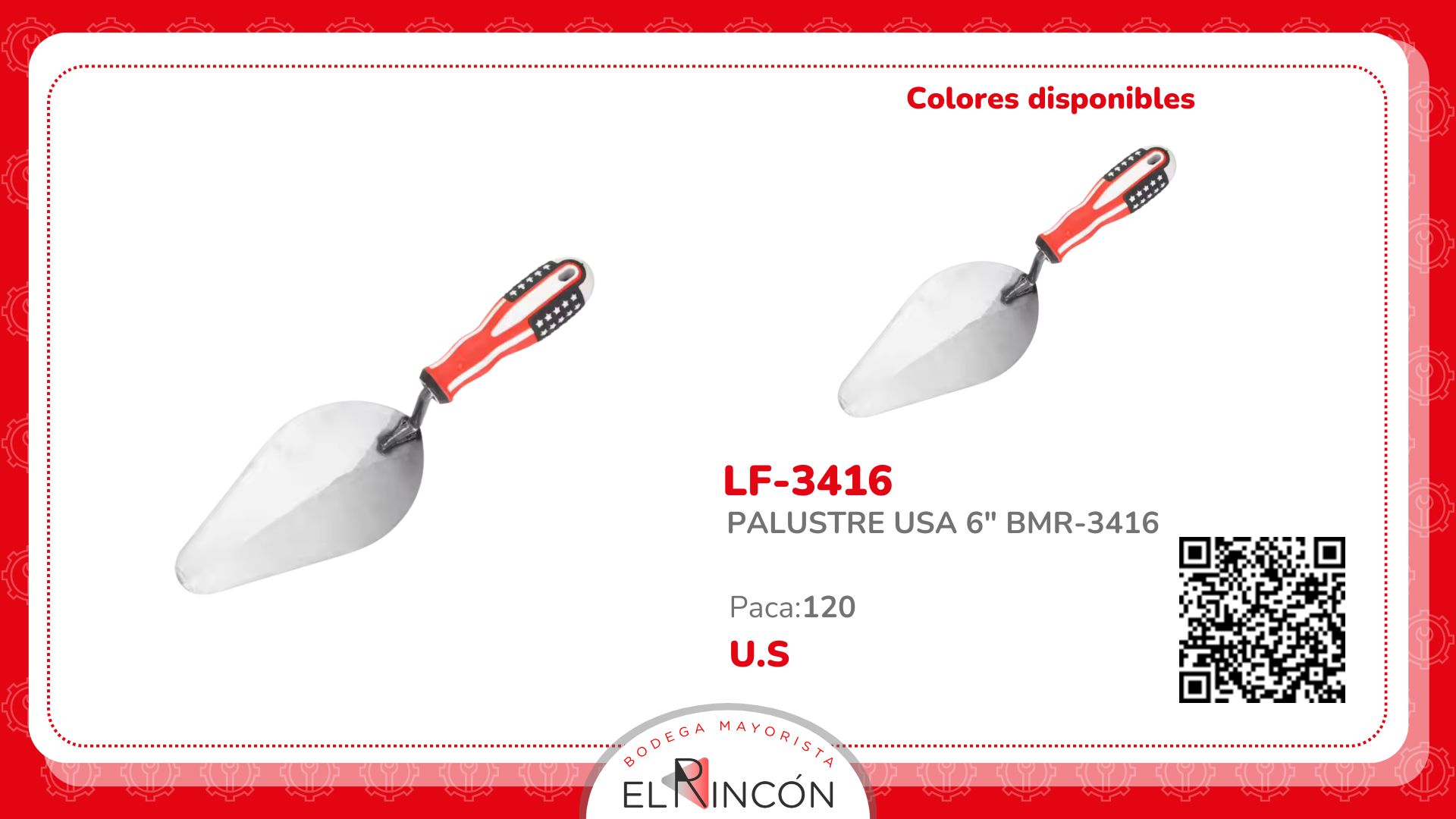 PALUSTRE USA 6" BMR-3416