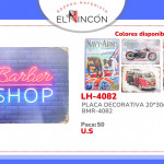 PLACA DECORATIVA 20*30cm BMR-4082