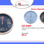 RELOJ DE PARED 23cm BMR-4167