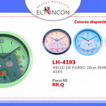 RELOJ DE PARED 20cm BMR-4193