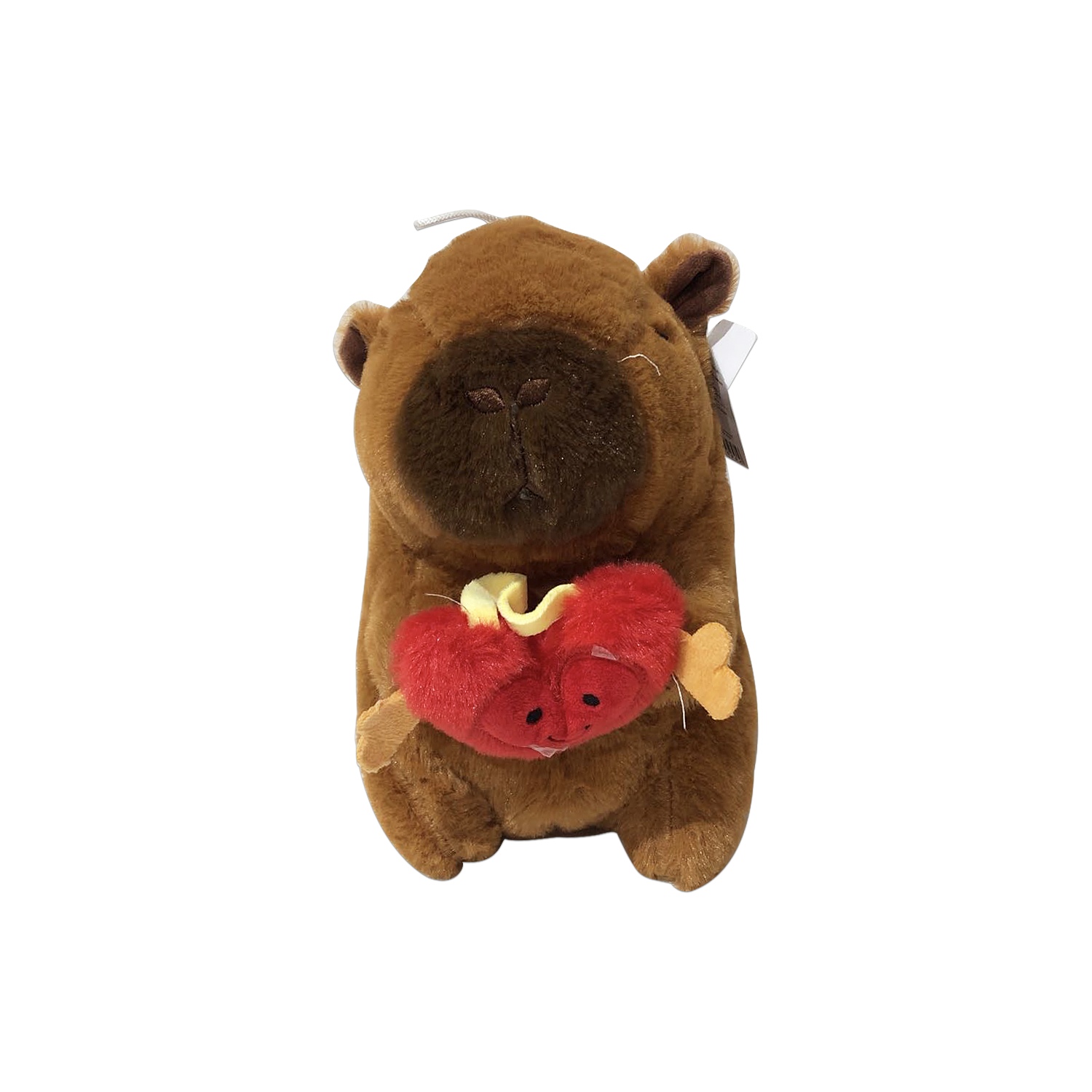 PELUCHE CAPIBARA CON CORAZON