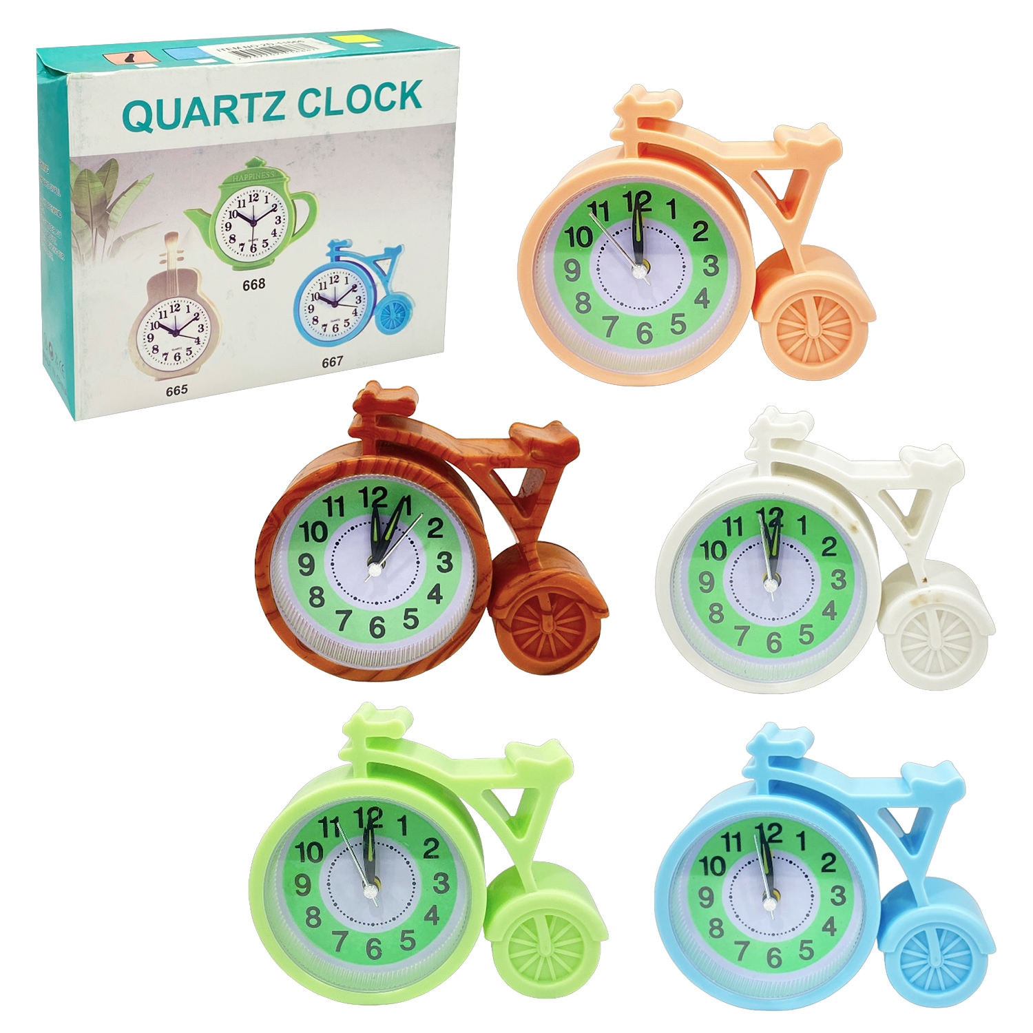 RELOJ DESPERTADOR BICLICO