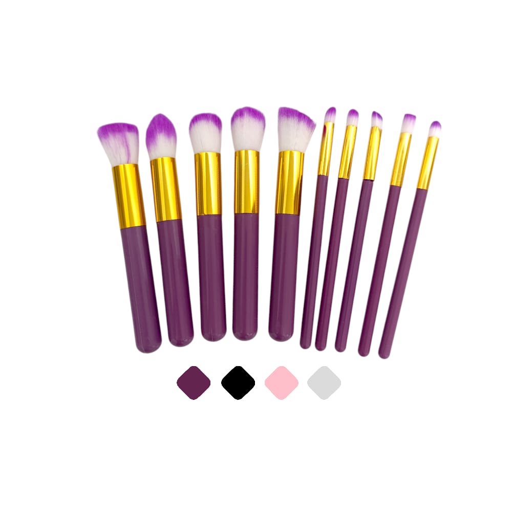 SET DE BROCHAS MAQUILLAJE DK-3125 (X10PCS)