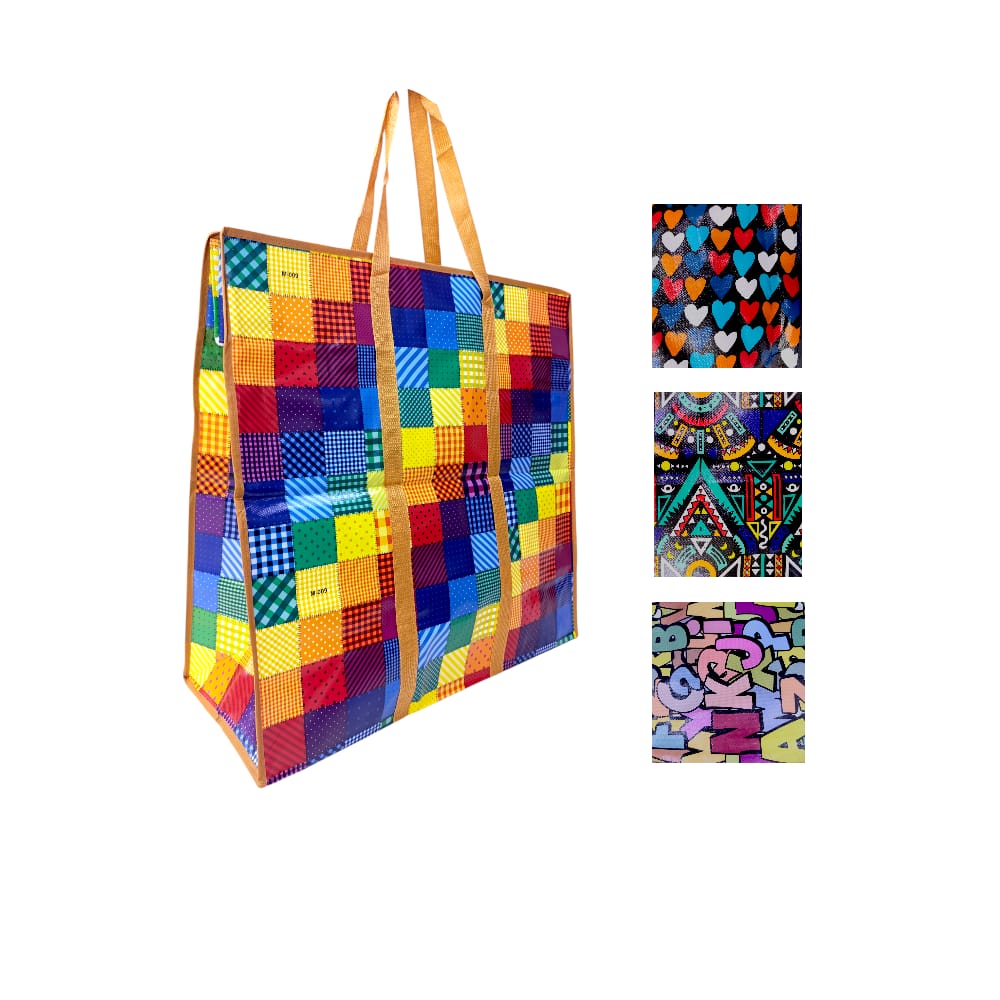 BOLSA FIBRA GD REFORZADA 70*70*30CM COLORES DK-3095