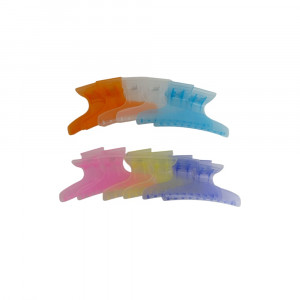 GANCHO PELUQUERO GD TRASLUCIDO DK-1829-4  (PQTX12)