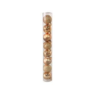 BOLA NAVIDEÑA PALO ROSA 4CM X8