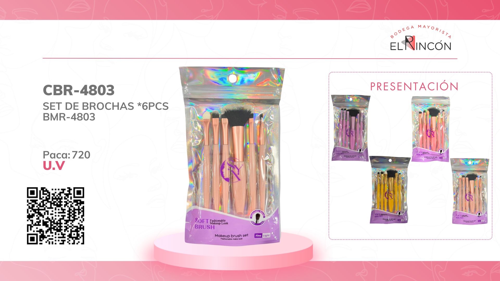 SET DE BROCHAS *6PCS BMR-4803