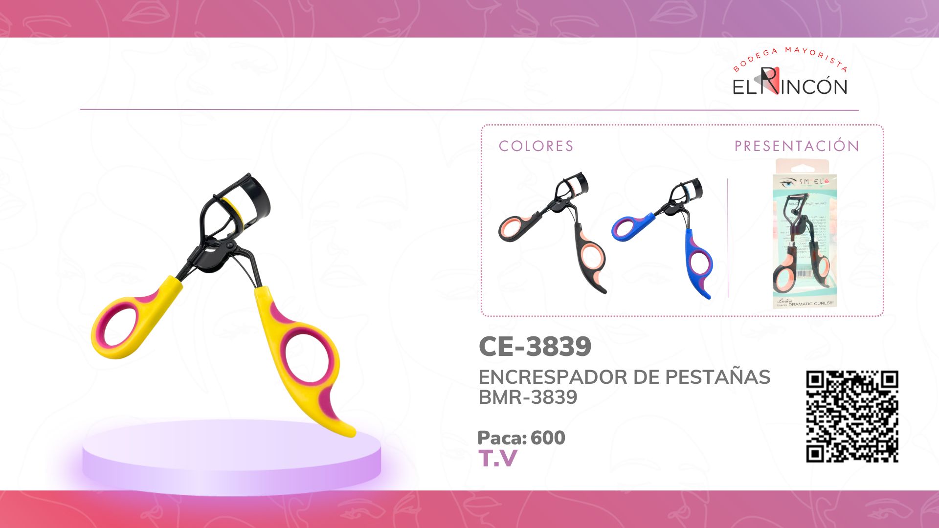 ENCRESPADOR DE PESTAÑAS BMR-3839