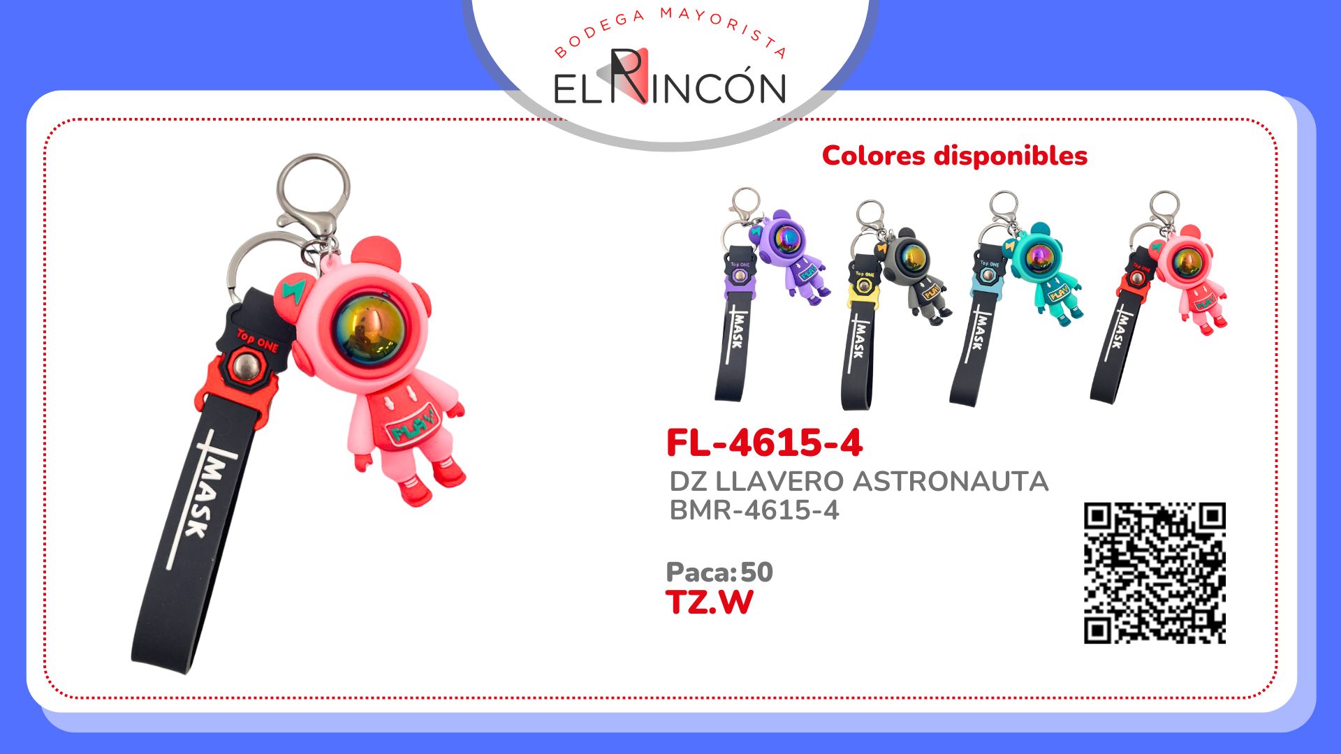 DZ LLAVERO ASTRONAUTA BMR-4615-4