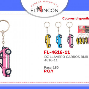 DZ LLAVERO CARROS BMR-4616-11