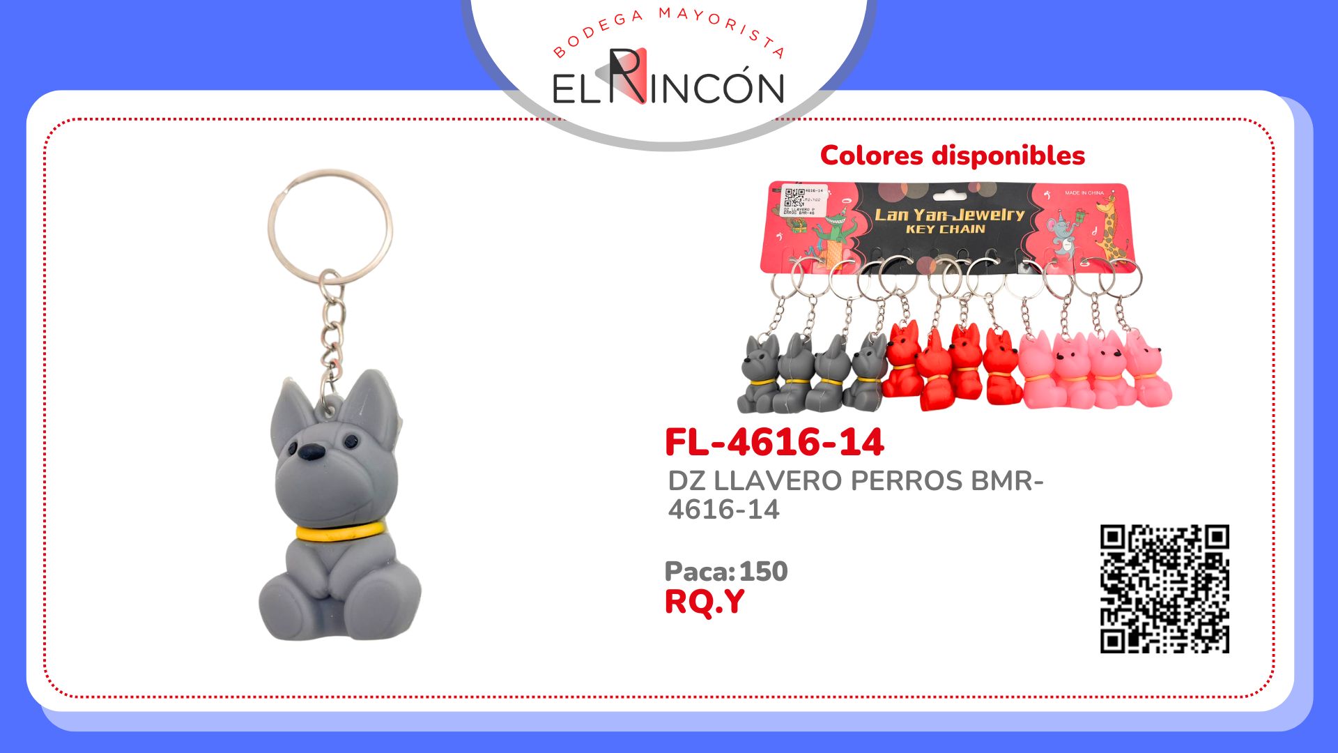 DZ LLAVERO PERROS BMR-4616-14