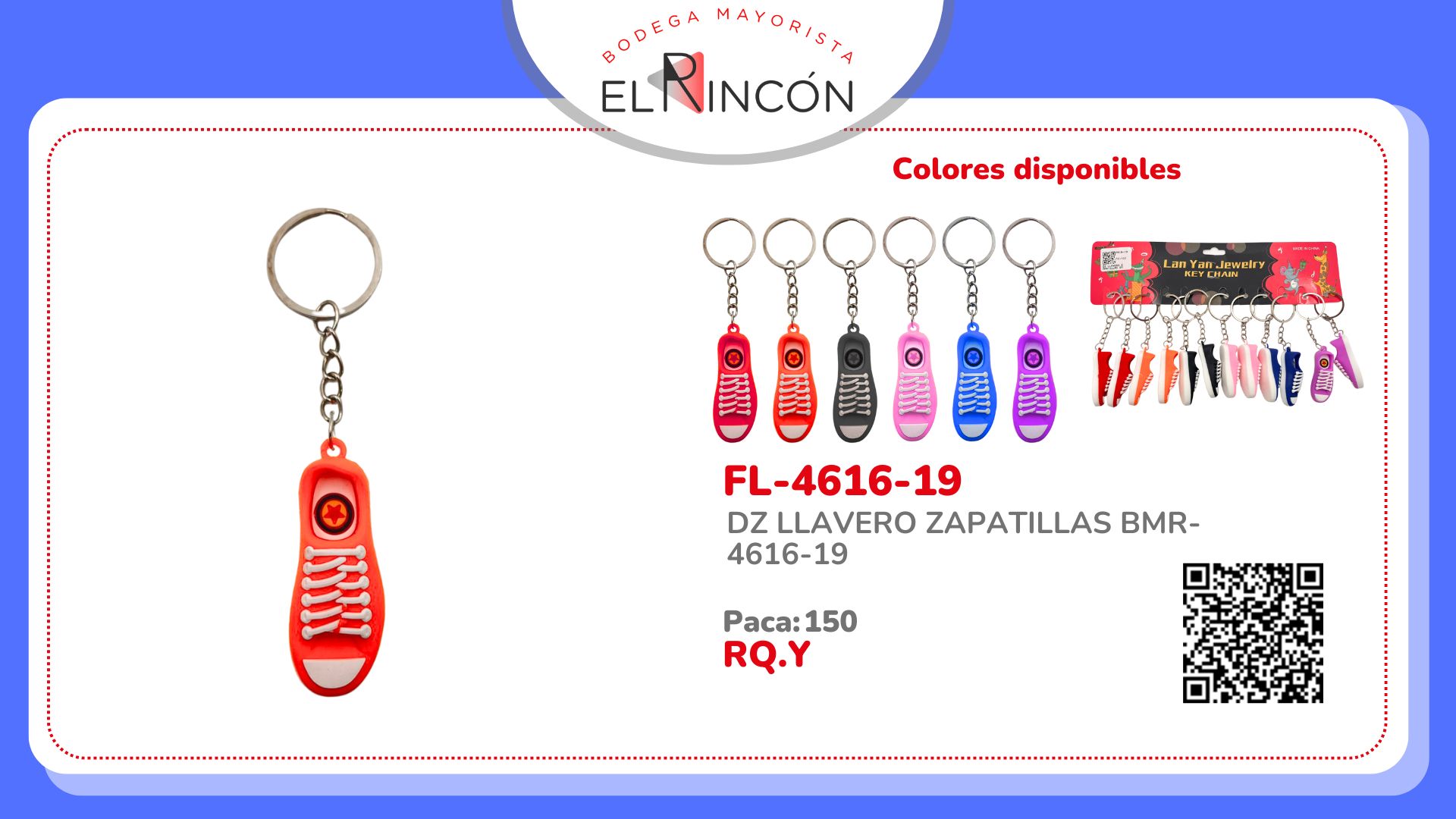 DZ LLAVERO ZAPATILLAS BMR-4616-19