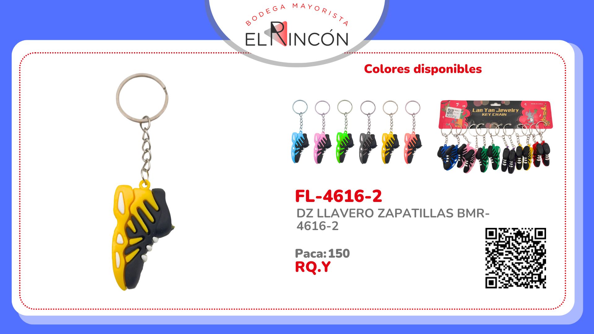 DZ LLAVERO ZAPATILLAS BMR-4616-2
