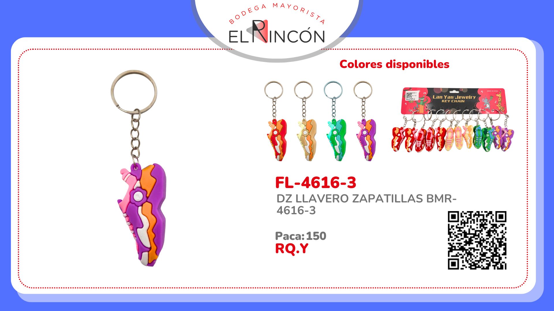 DZ LLAVERO ZAPATILLAS BMR-4616-3