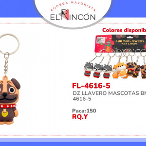DZ LLAVERO MASCOTAS BMR-4616-5