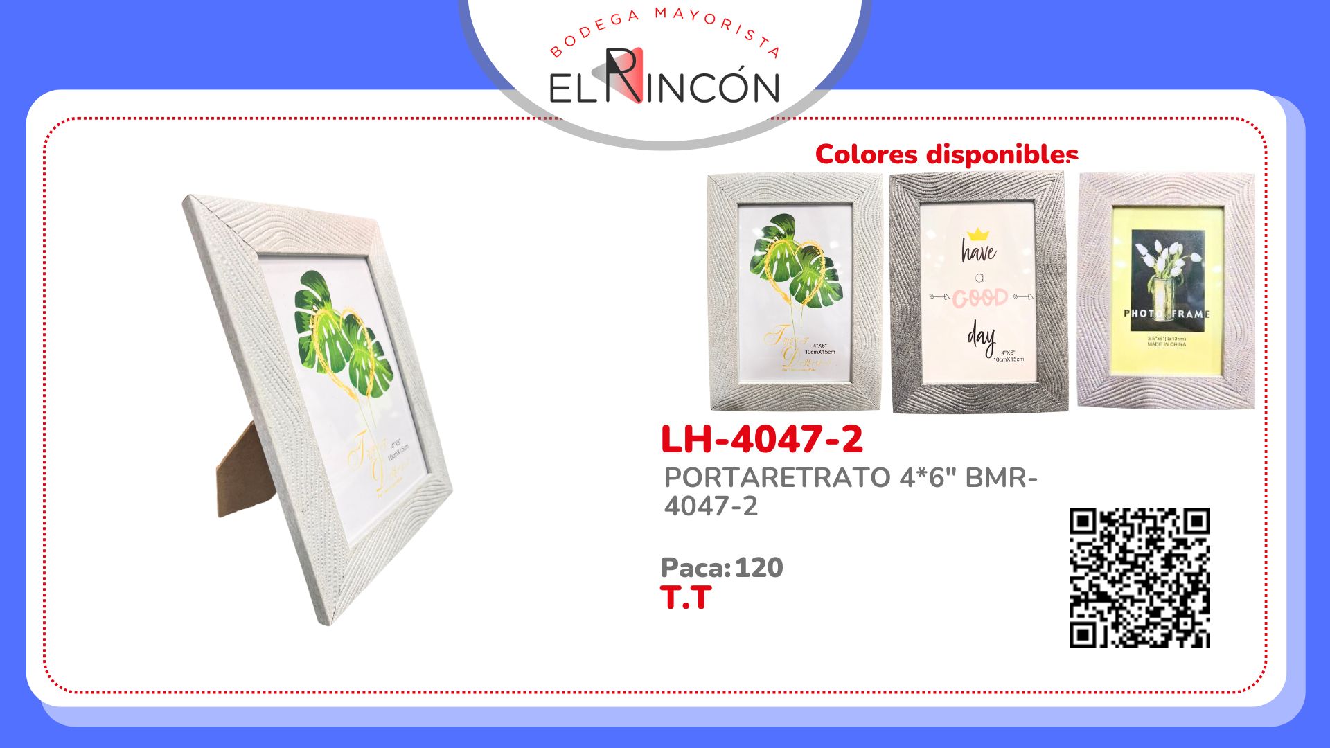 PORTARETRATO 4*6" BMR-4047-2