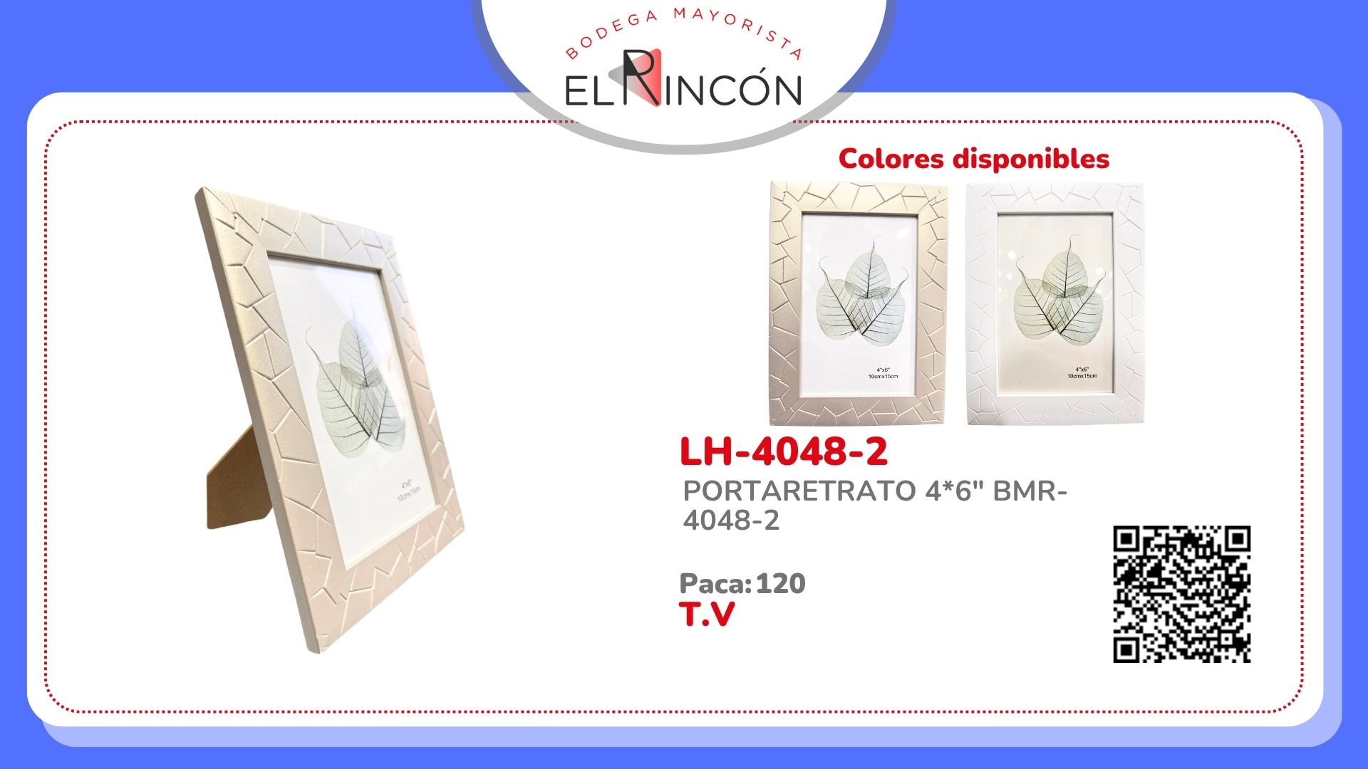PORTARETRATO 4*6" BMR-4048-2