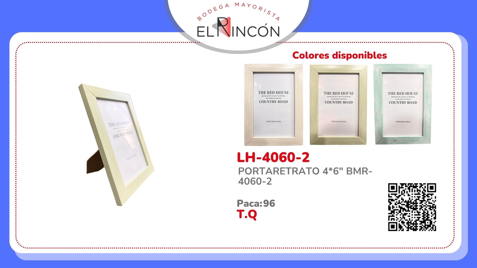PORTARETRATO 4*6" BMR-4060-2