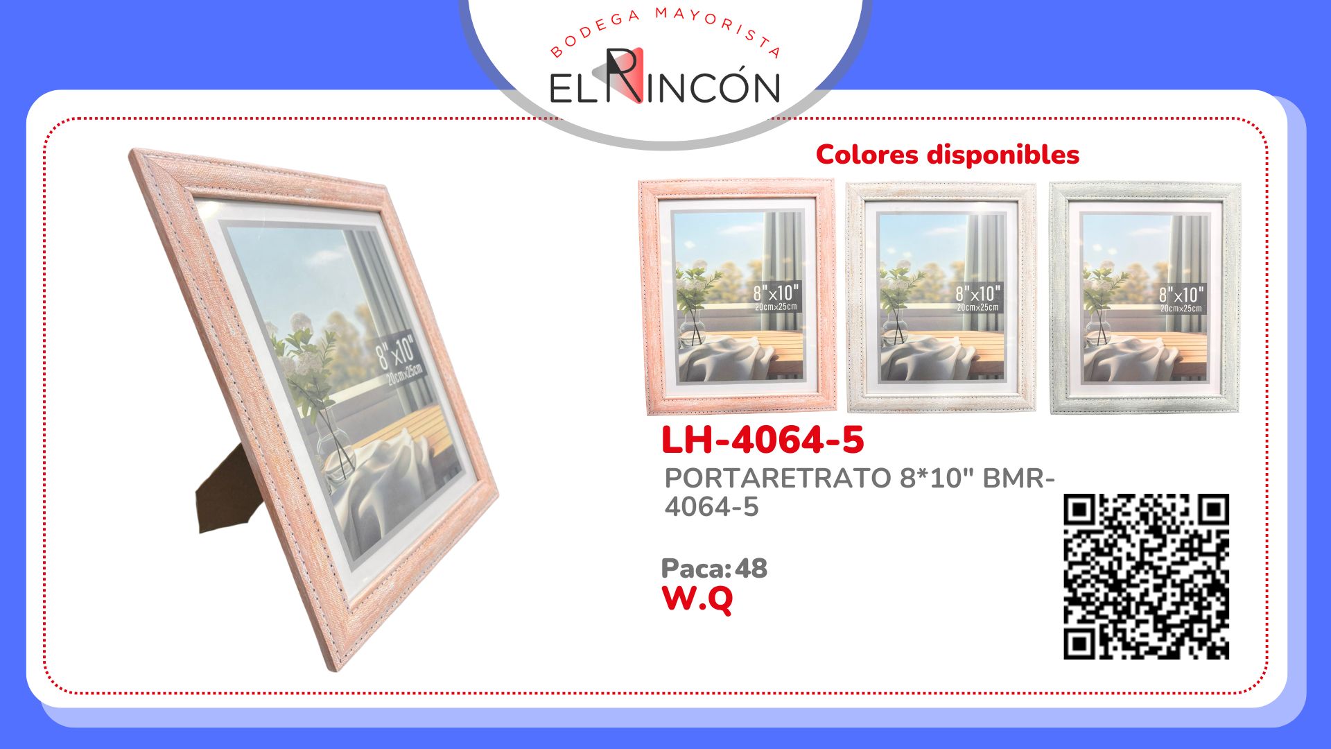 PORTARETRATO 8*10" BMR-4064-5